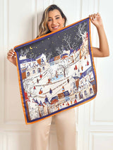[P060] SilkSilky-DE Reine Seide Scarf 002,