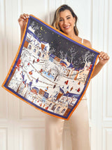 [P060] SilkSilky-DE Reine Seide Scarf 003,
