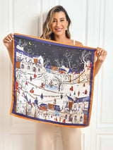 [P060] SilkSilky-DE Reine Seide Scarf 001,