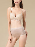 SilkSilky DE Seidenstrick Panty Beige 002