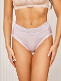 SilkSilky DE Seidenstrick Panty Lavendel 001