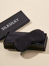 [Schwarz] SilkSilky-DE 19Momme Reine Seide Pillowcase Set 001