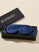 [Dunkelblau] SilkSilky-DE 19Momme Reine Seide Pillowcase Set 003